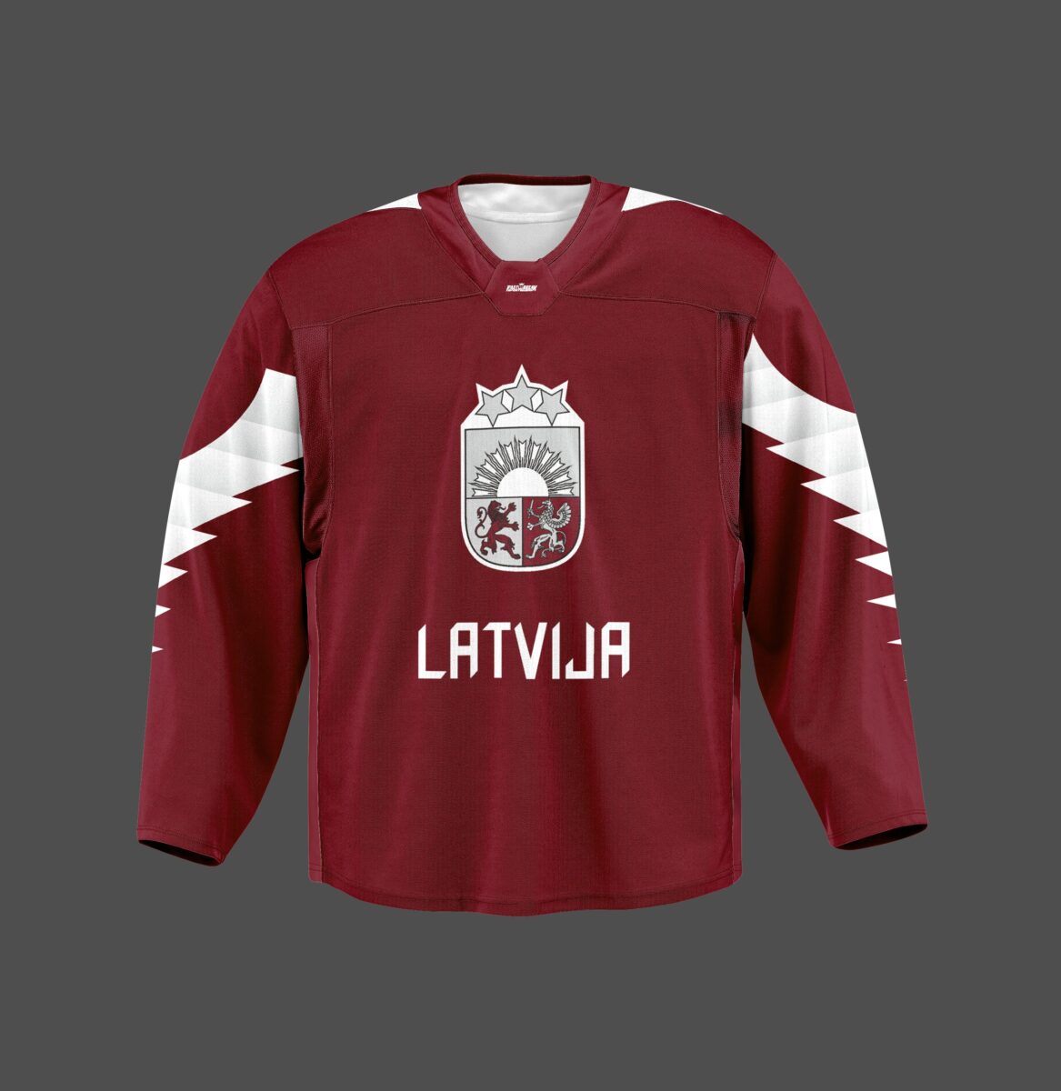 FASTBREAK.LV Latvijas Hokeja Fanu Krekls - Personalizēts