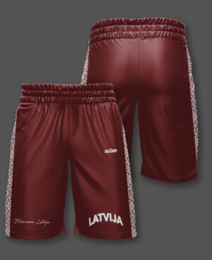 FASTBREAK.LV Latvijas Basketbola Fanu Šorti RAKSTI SARKANI